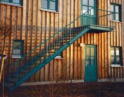 Stahltreppe verzinkt und lackiert