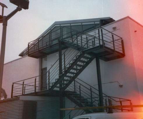 Mehrgeschossige Podesttreppe