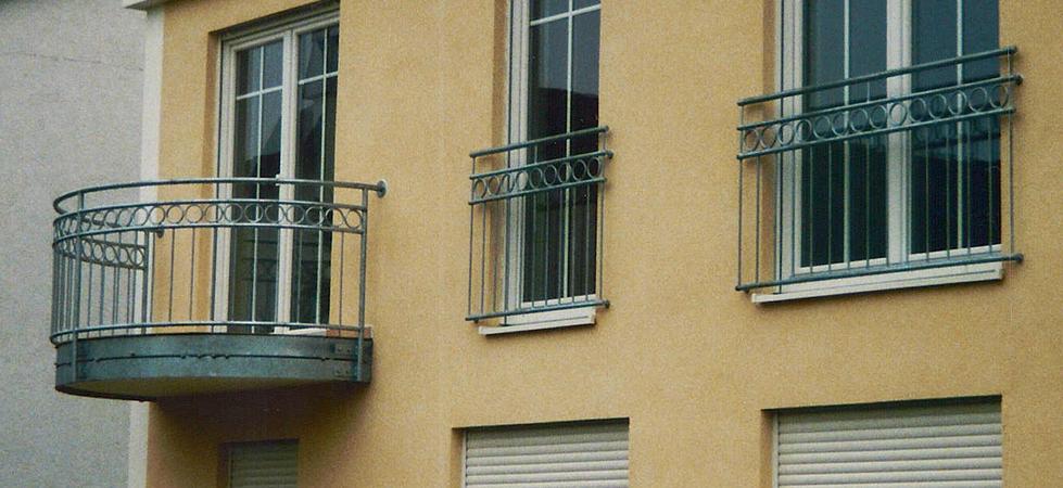 Balkongeländer verzinkt