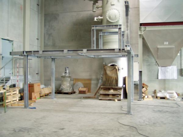 Aufbau einer Arbeitsb&uuml;hne