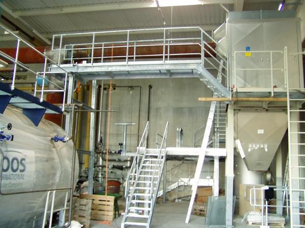 Aufbau einer Arbeitsb&uuml;hne