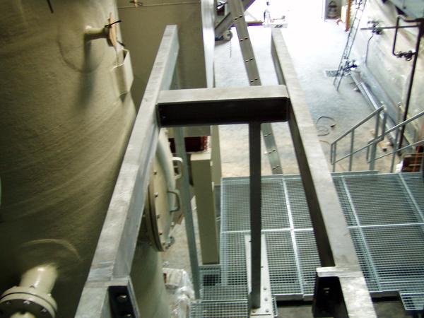 Aufbau einer Arbeitsb&uuml;hne