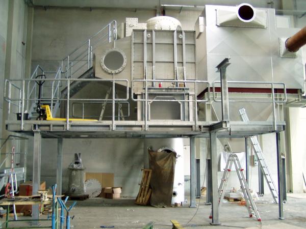 Aufbau einer Arbeitsb&uuml;hne