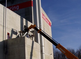 Stahlkonstruktionen im Biomasseheizkraftwerk in Kaufering