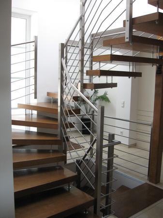 Gel&auml;nder aus Edelstahl geschliffen Korn 240