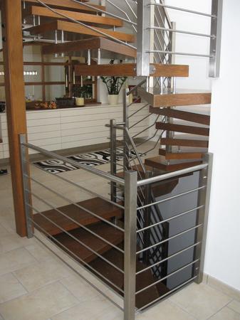 Gel&auml;nder aus Edelstahl geschliffen Korn 240