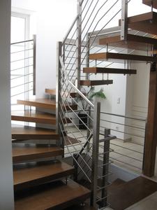 Gel&auml;nder aus Edelstahl geschliffen Korn 240