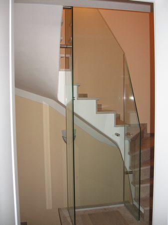 Gel&auml;nder aus ESG 10mm Klarglas