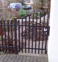 Hoftürl verzinkt und Pulverbeschichtet