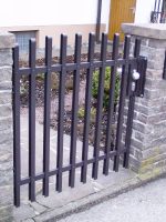 Hoftürl verzinkt und Pulverbeschichtet