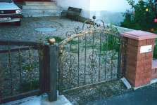 Hoftürl verzinkt und lackiert