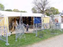 Unser Stand auf der Gewerbemesse in Oberstimm 2003