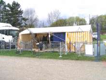 Unser Stand auf der Gewerbemesse in Oberstimm 2003